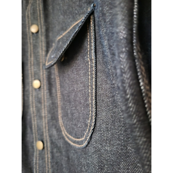 Rogue Territory Other - Rogue Territory, Service Shirt Jacket, 15oz Japanese Selvedge Demin, Indigo Blue